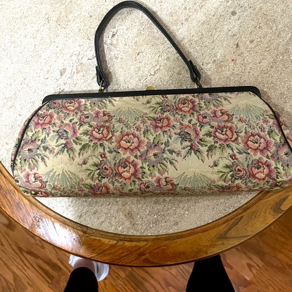 Anthropologie Handbags - Antique tapestry purse. Perfect condition